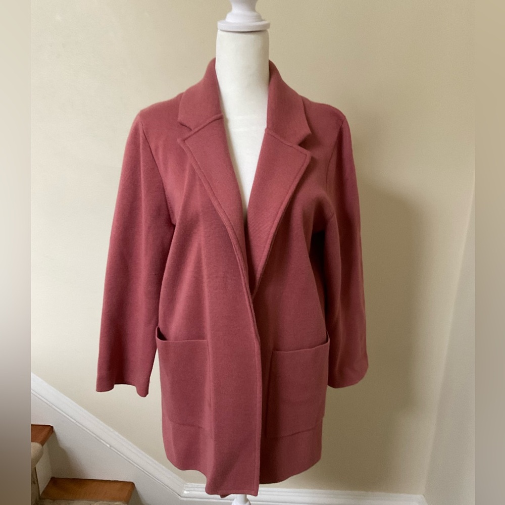 Women's J.Crew Size Small Pink Sweater Blazer